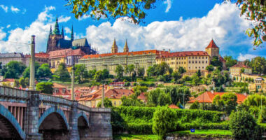 Summer view of Prague, Czech Republic